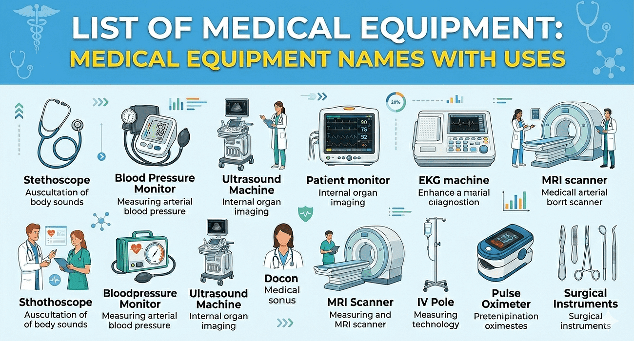List of Medical Equipment