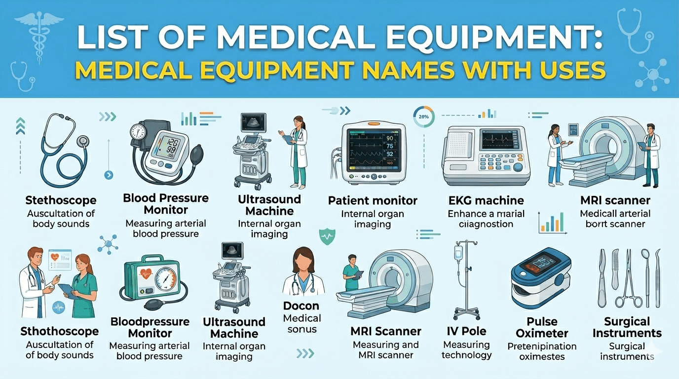 List of Medical Equipment