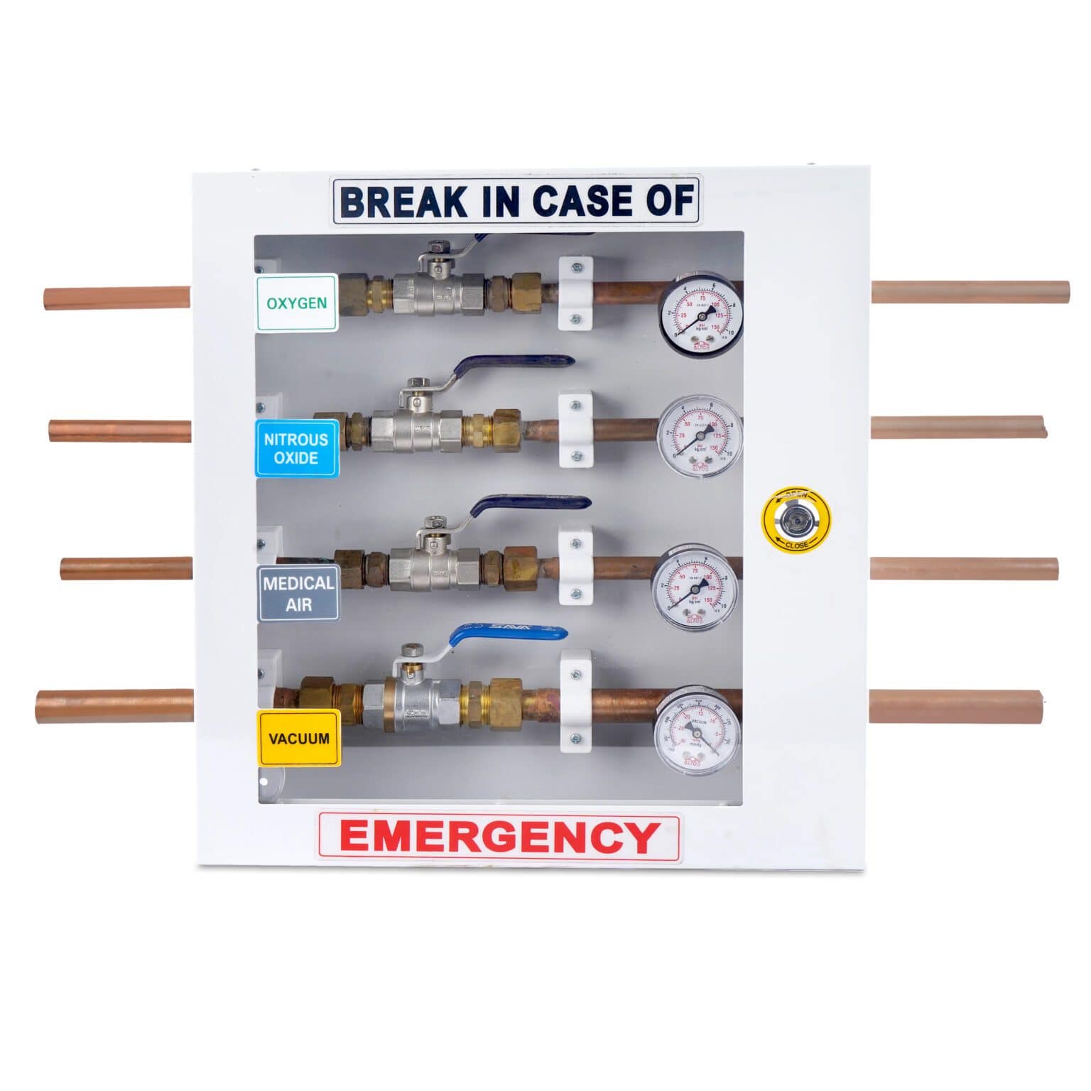 4 Gas Zonal Valve Box