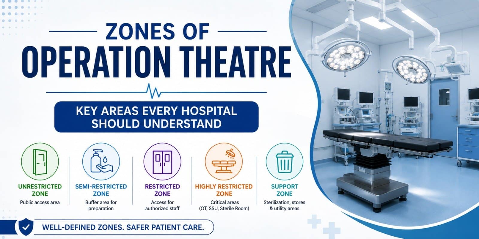 Zones of Operation Theatre