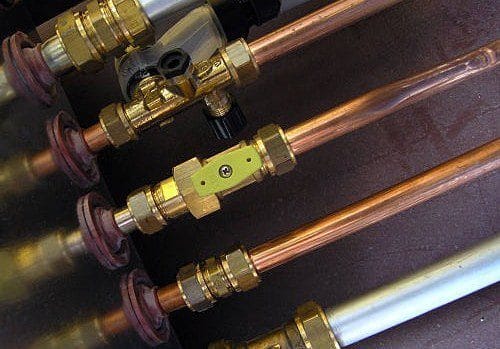 combi boiler lower part